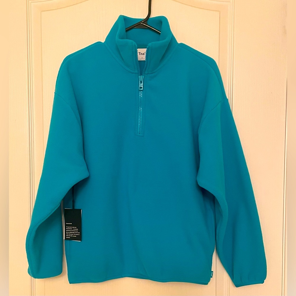 TNA POLAR 1/4 ZIP SWEATER XS